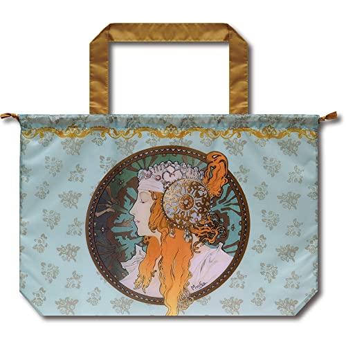 ユーパワー 名画レインバッグカバー ミュシャ「ブロンド」 AU-01017 (1761455)