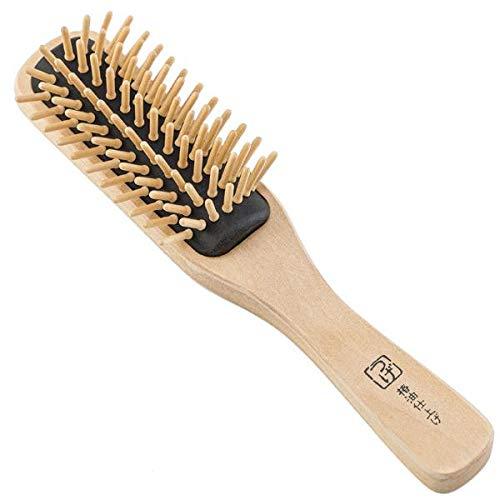 徳安 長崎五島列島椿油仕上げ つげブローブラシ TB-103 (1427675)