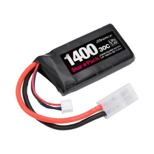 ジーフォース(G-Force) G-FORCE ジーフォース Star Pack LiPo 7.4V 1400mAh 30C GFG201 (1640126)