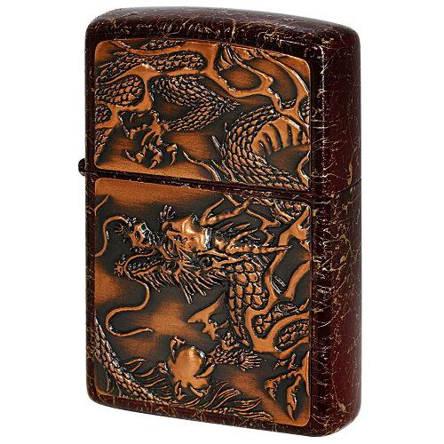 ZIPPO ライズメタル 赤龍 金乱糸 赤 (1703187)