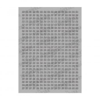 イングカワモト TSUMEKIRA(ツメキラ) ネイルシール カラーチャートナンバーシール 白黒 501〜600 NN-CC..