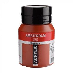 Koninklijke Talens AMSTERDAM アムステルダム アクリリックカラー500ml バーントシェンナ411 477747 (1530889)