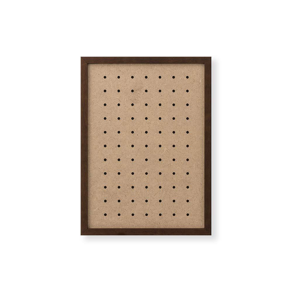 大仙 有孔ボードパネル A4 ブラウン PE袋入 M100W0602