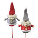 クリスマス 【欠品中:9月上旬入荷予定】CM1476S ふわふわピック まんまるサンタ【入数:12】