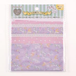 ツクリエ ドール服用生地 ハートフルユニコーン ちいさな世界のちいさな生地 ローン生地 商用利用可能 (TTL-09)【入数:3】