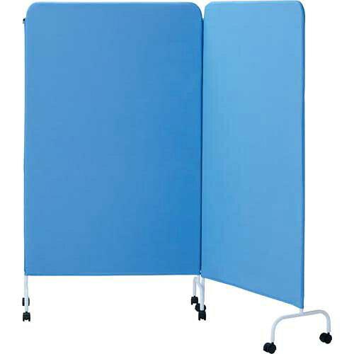 カウネット シンプルパネルN2連 ブルー 4338-8196 1台