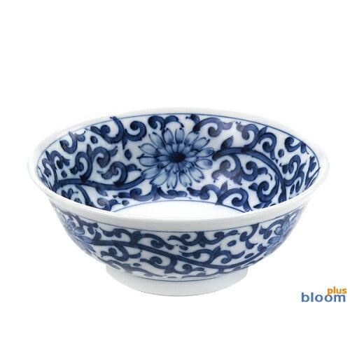 ブルーム ≪メーカー取寄≫染付唐草 麺鉢[日本製 美濃焼 食器] (-)【入数:2】