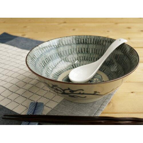 ブルーム ≪メーカー取寄≫古染暦文 ラーメン鉢 [日本製 美濃焼 食器] 箱入り (-)【入数:10】