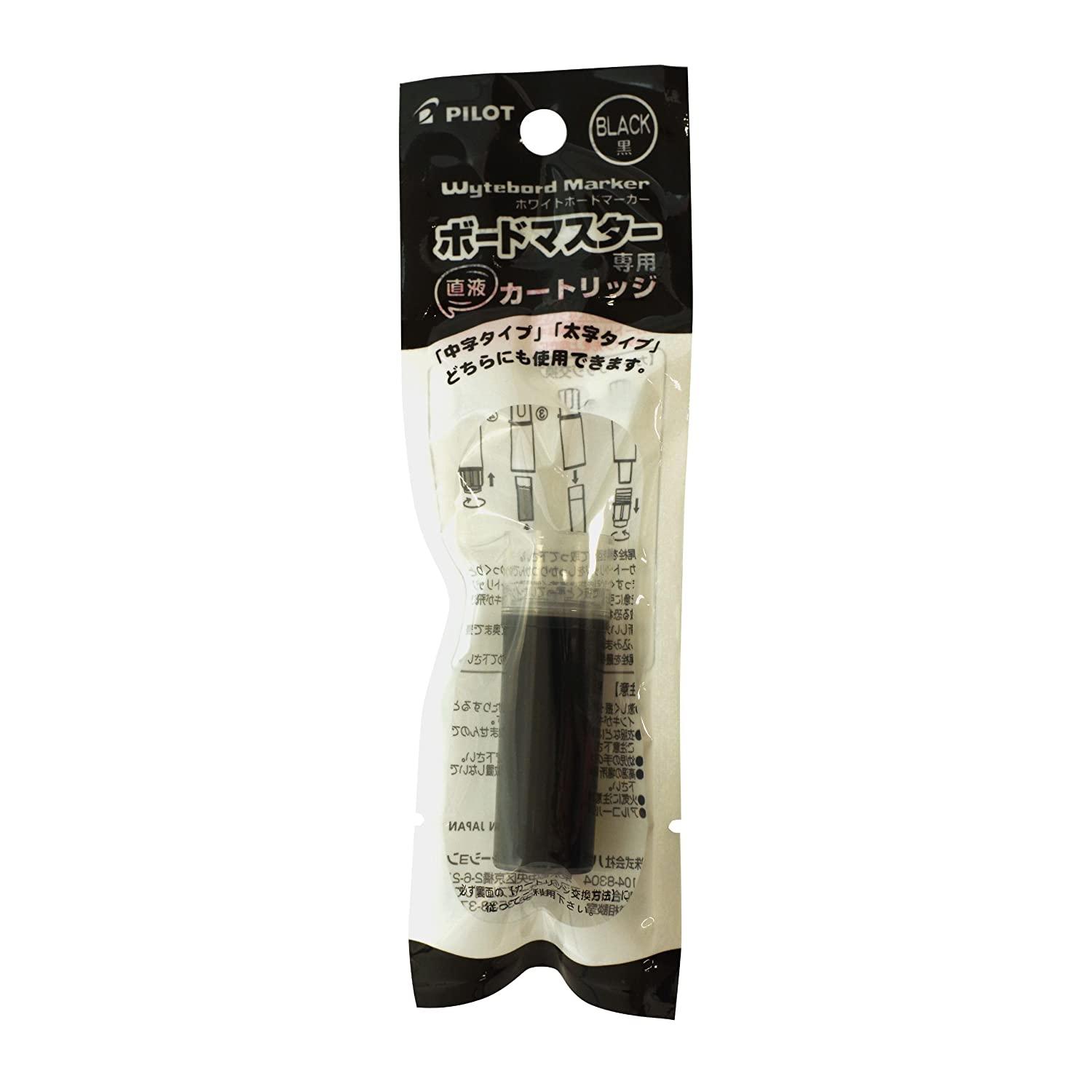 PILOT パイロット ホワイトボードマーカー　ボードマスターカートリッジ　黒　P-WMRF8-B 007531830 1本