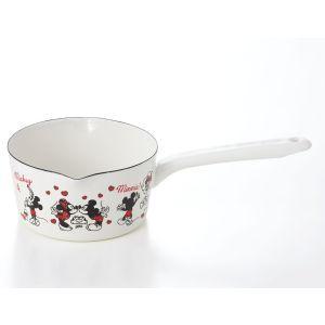 タマハシ(TAMAHASHI) Disney(ディズニー)ミッキー＆ミニー SH ホーローミルクパン15cm/MMJ-02 Enamel Kitchen wear (MMJ-02)