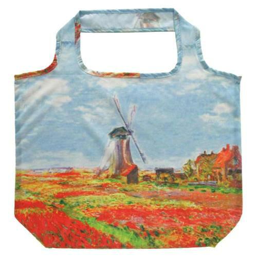 ユーパワー 名画エコバッグ ～Lサイズ～ モネ「チューリップ畑」 AE-01117 (1894816)