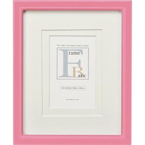 ユーパワー ベーシック フレーム「ダブルマット付インチサイズ（ピンク）」【BS-01528】
