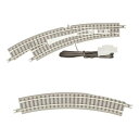 ロクハン(Rokuhan) 電動・手動カーブポイントレール R195-220 30度左分岐 R026 (1519856)