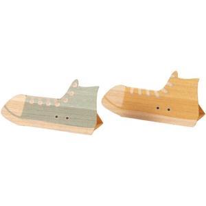 サンライフ 【木の紙でつくる箸置き】kico ス二ーカー (O-00887)【入数:5】