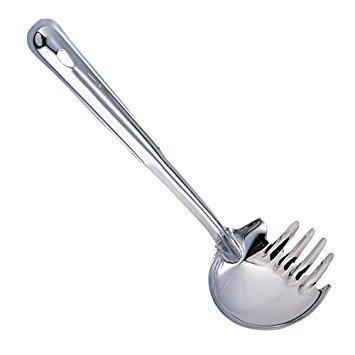 エムテートリマツ ステンレスうどん杓子（大・カギ付） 1個