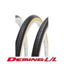 アサヒサイクル 【17879】デミングL/L SR078 タイヤ・チューブペアバラ 黒/アメ 26x1-3/8【沖縄・離島への配送不可】