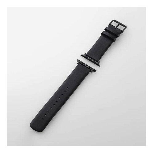 ELECOM エレコム Apple Watch 49/45/44/42mm/バンド/ブラック(AW-45BDLBK)