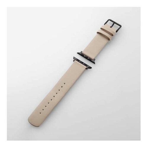 ELECOM エレコム Apple Watch 49/45/44/42mm/バンド/グレージュ(AW-45BDLGB)