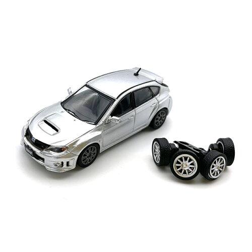 BM CREATIONS ビ-エムクリエイションズ スバル インプレッサ WRX TYPE-R 3 4-6 gen. ドルフィングレー (RHD) 1/64スケール 64B0229 (1859456)