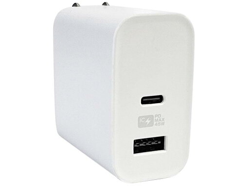 カシムラ(Kashimura) カシムラ 持ち運びに便利なAC充電器 2ポート(USB-A/USB Type-C 最大45W)搭載 AC-049 カシムラ(Kashimura) カシムラ 持ち運びに便利なAC充電器 2ポート(USB-A/USB Type-C 最大45W)搭載 AC-049