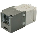 パンドウイットコーポレーション PANDUIT カテゴリ6 シャッター付モジュラージャック ライトグレー (CJH688TGIG 6260)