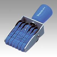 シャチハタ 欧文6連　2号　明朝体 (CF-62M)