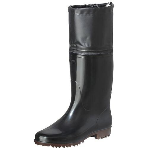 弘進ゴム 長靴(P.V.C製) ゾナG3ネオ耐油 黒 カバー付 24.0cm C0125AA (1823897)