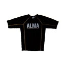 マーシャルワールドジャパン ALR5-XL-YL BONE(ALMAラッシュガード) XL 黒×黄【新ロゴでの手配となります】