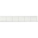 ウチダ製図器 マービー 方眼カッティング定規滑止付30cm 014-0163 014-0163