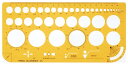 ウチダ製図器 テンプレート No.863 仕上記号定規 012-0012 (1201466)