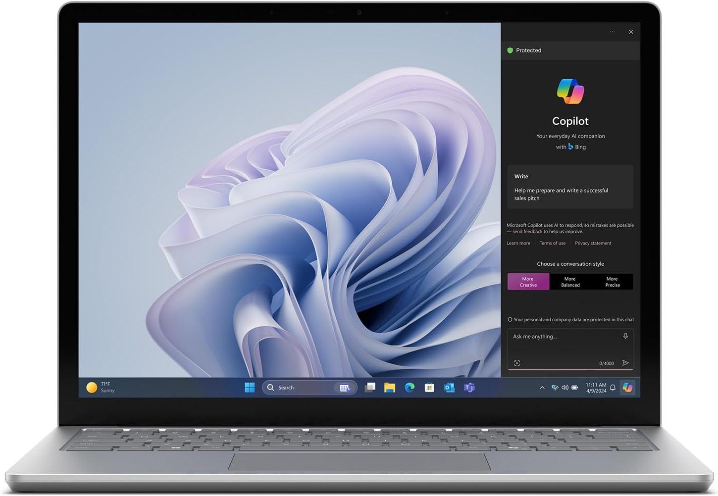 MICROSOFT マイクロソフト 【法人限定商品】6EP2-04347 マイクロソフト Surface Laptop Windows 11 Pro 13.5型（インチ） Core Ultra7 メモリ32GB SSD 512GB 2256×1504 Webカメラ有り Bluetooth v5.3 Office無し 1.0〜1.5kg ブラック系