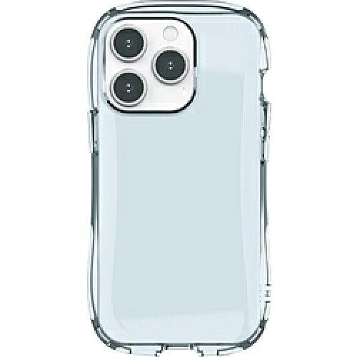 グルマンディーズ iPhone15Pro対応クリスタルクリアケース ライトブルー GMD-17LBL (2026348)
