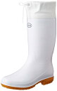 福山ゴム ワーキングブーツ ガロアNo6 レディース ホワイト 22.5 (9871at)