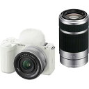 SONY ソニー VLOGCAM ZV-E10II ダブルズームレンズキット ホワイト(ZV-E10M2X/W)
