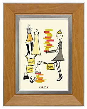 万丈 フォトフレーム　クラシック　L判　ライトブラウン PFC-L-LBR 1個