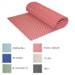 大一産業 スノコ ラグーンマット 20×20cm 10ピースセット パステルブルー (1534585)