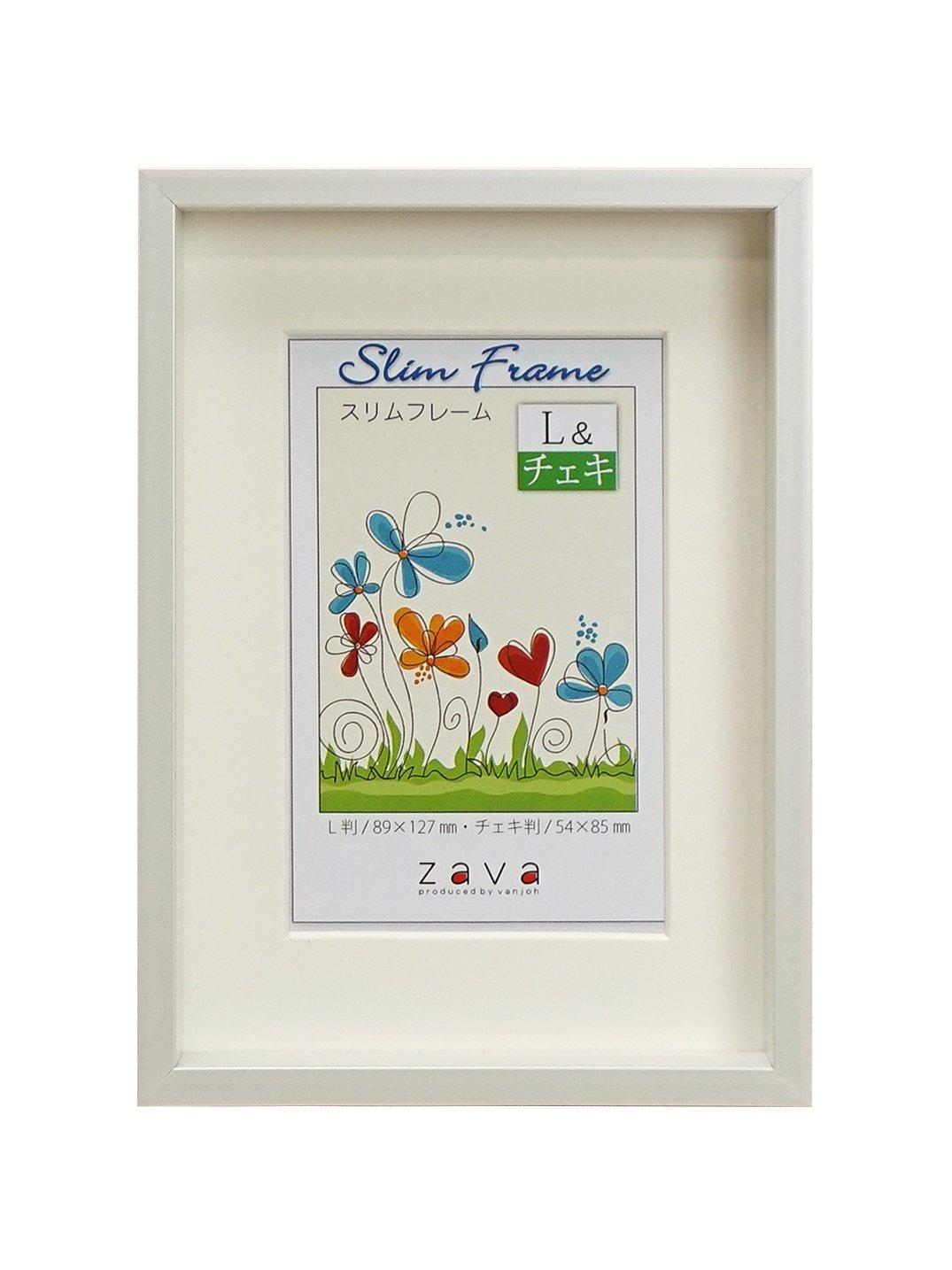 万丈 VANJOH スリムフレーム L・チェキ ホワイト