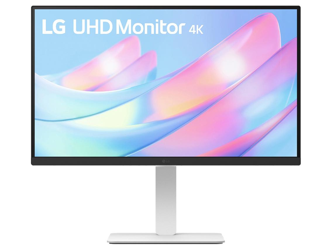 LG LG電子 27US550-W 27.0型 4K IPS フレームレス 液晶 3840×1080〜2160 DisplayPort1.4 HDMI×2 ホワイト系