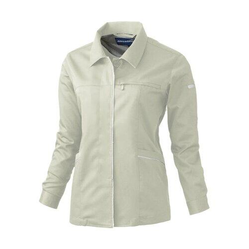 Work Clothes - SOWA ソーワ 桑和 612 レディース長袖スモック 3Lサイズ ベージュ(3) Absolute GEAR (2131344)