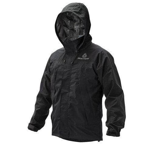 Rain Wear - 喜多 プロテクトストレッチレインウェア 4WAY・透湿 4L ブラック No2930 (2157989)