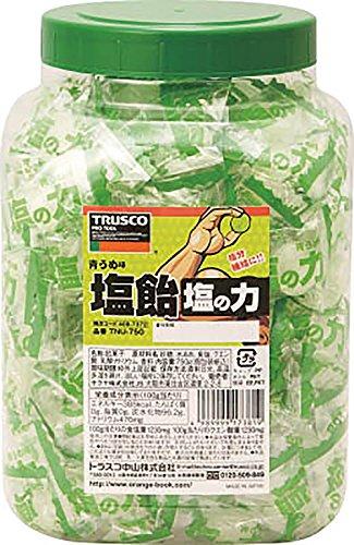 TRUSCO トラスコ中山 TRUSCO 塩飴 塩の力 750g 青梅味 ボトルタイプ TNU750