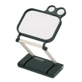 池田レンズ工業 スタンドルーペ 倍率1.8倍 レンズ径145×110mm 4倍・7倍サブレンズ付き　RU-1795