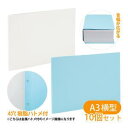 美濃商会 エコA-NERファイル A3E型4穴樹脂ハトメ付 白 WA3E-EP 1507【入数:10】