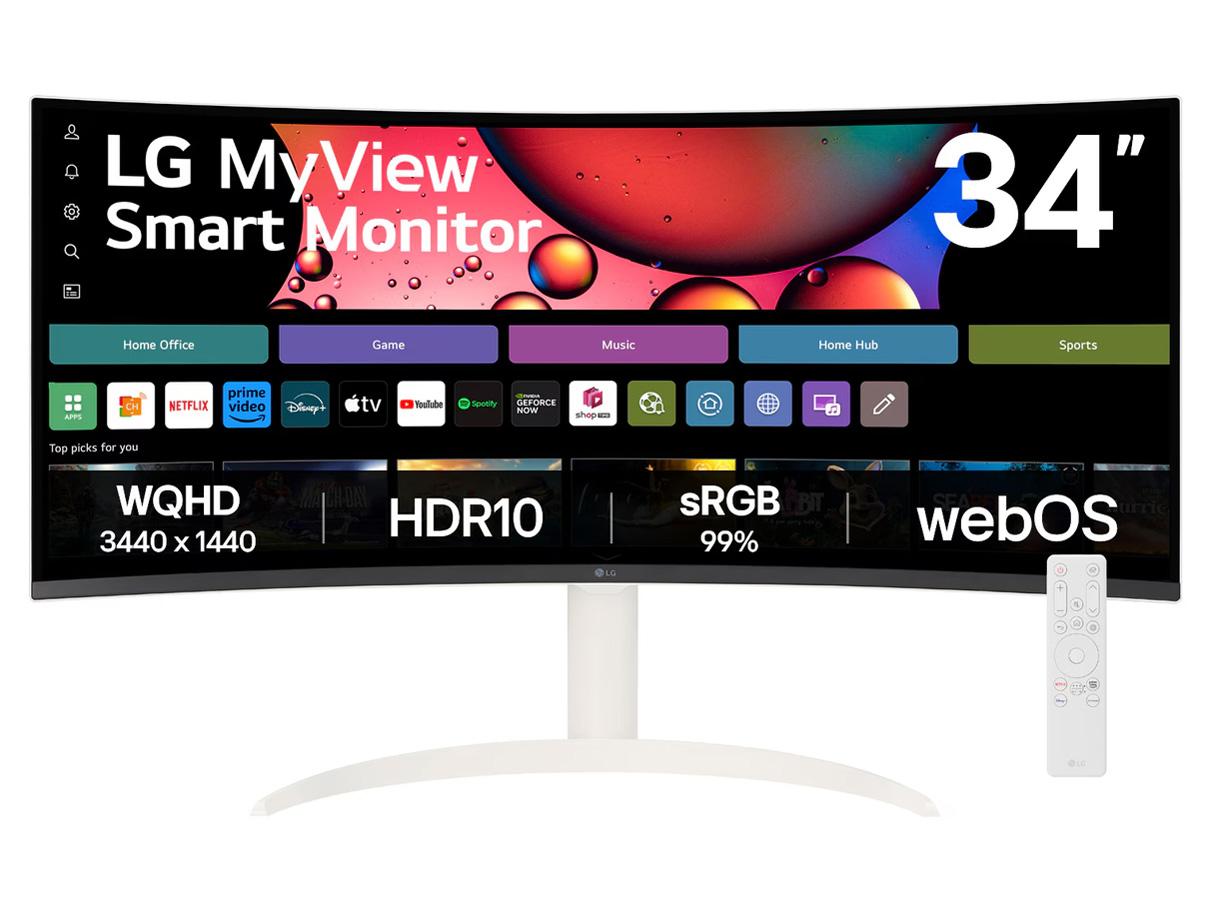 LG LG電子 34SR65QC-W 34.0型 webOS搭載 21:9�