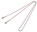 パール メガネチェーン コートペイント 75cm ICG-2・レッドパープル・05964 (1101056)