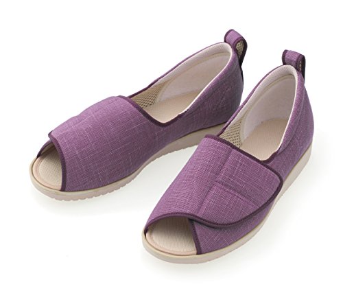 徳武産業 あゆみシューズ オープン和 (なごみ) あずき 右足 1026 3L