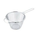 ノーブランド 商品コード:0730240 18-8 ラスティア ボイルストレーナー足付(12メッシュ)16cm L-0837