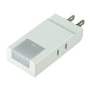 ELPA A-CT002LED(W) コンパクトタップ ライト付(2個口) ホワイト(A-CT002LED(W))