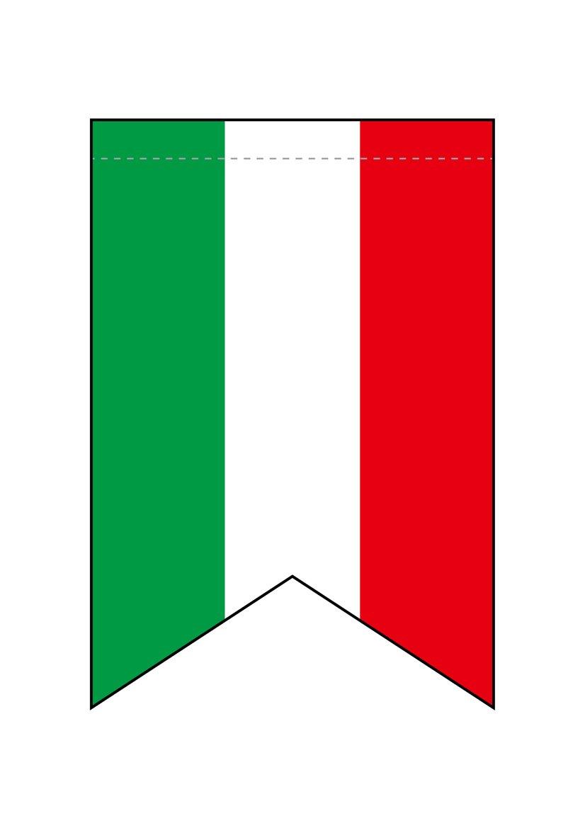 NOBORIYA のぼり屋 N変形タペストリー 69411 イタリア国旗柄 (1351766)