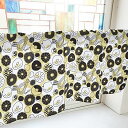 のぼり屋工房 カフェカーテン ドーナツ 800×450mm 黄・40940 (1391082)